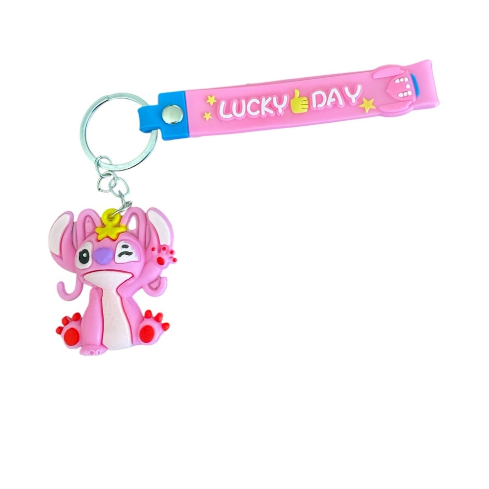 Disney angela  stitch Keychain